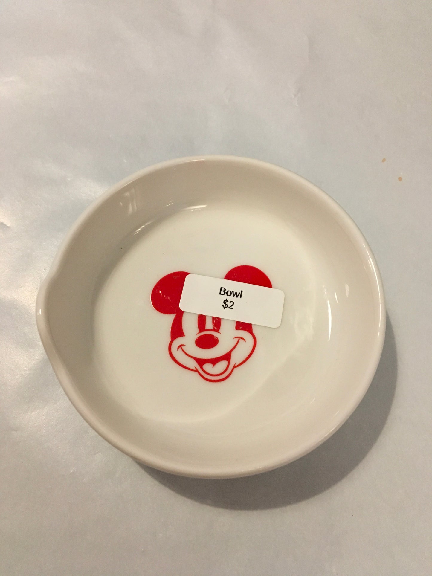 Preloved Mickey Mouse Small Ceramic Bowl