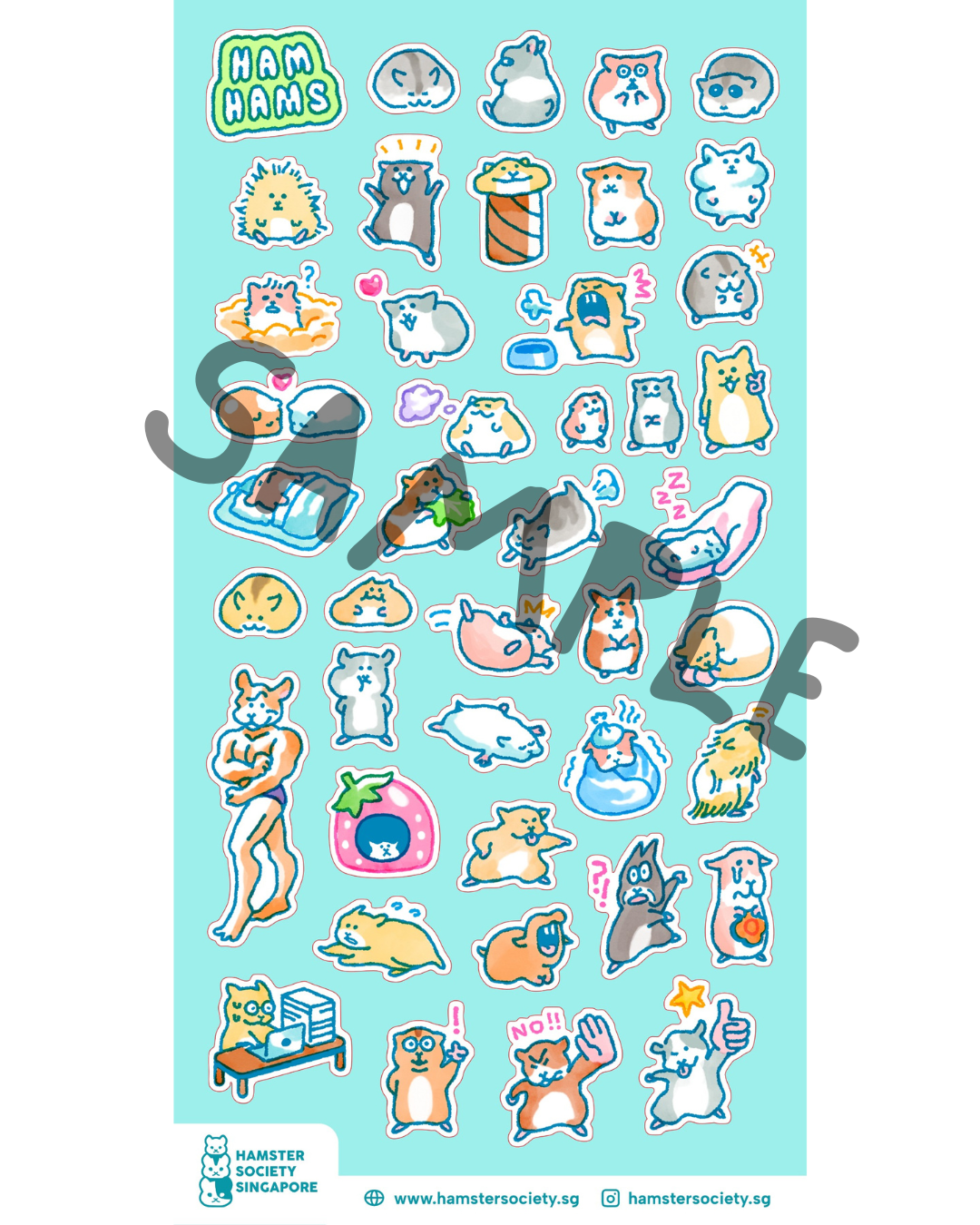 *PREORDER SHIPPING 27/12 ONWARDS* Hamster Society Singapore 2026 Calendar