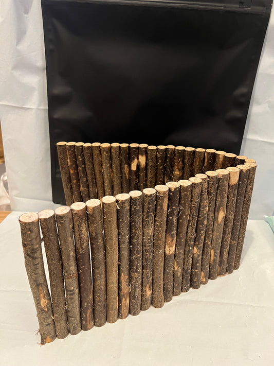 Preloved large rough wooden bendy bendable bridge