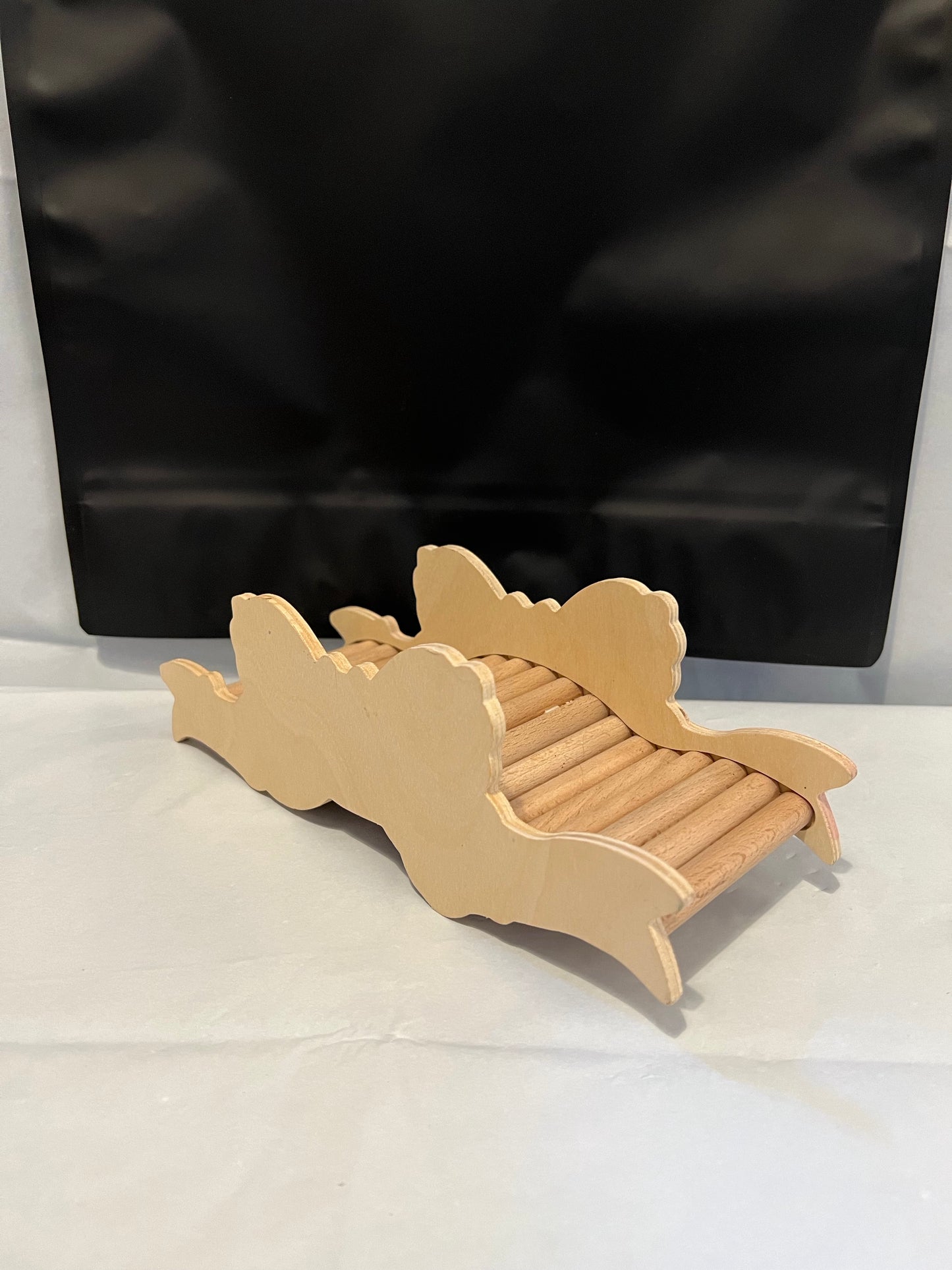 Preloved Wooden Rabbit Ladder Alice in Wonderland