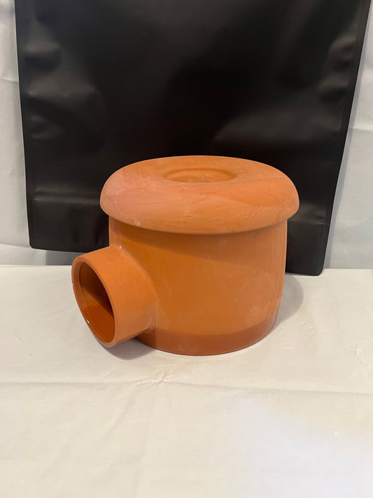 Preloved Terracotta Clay Jumbo Hideout - B condition