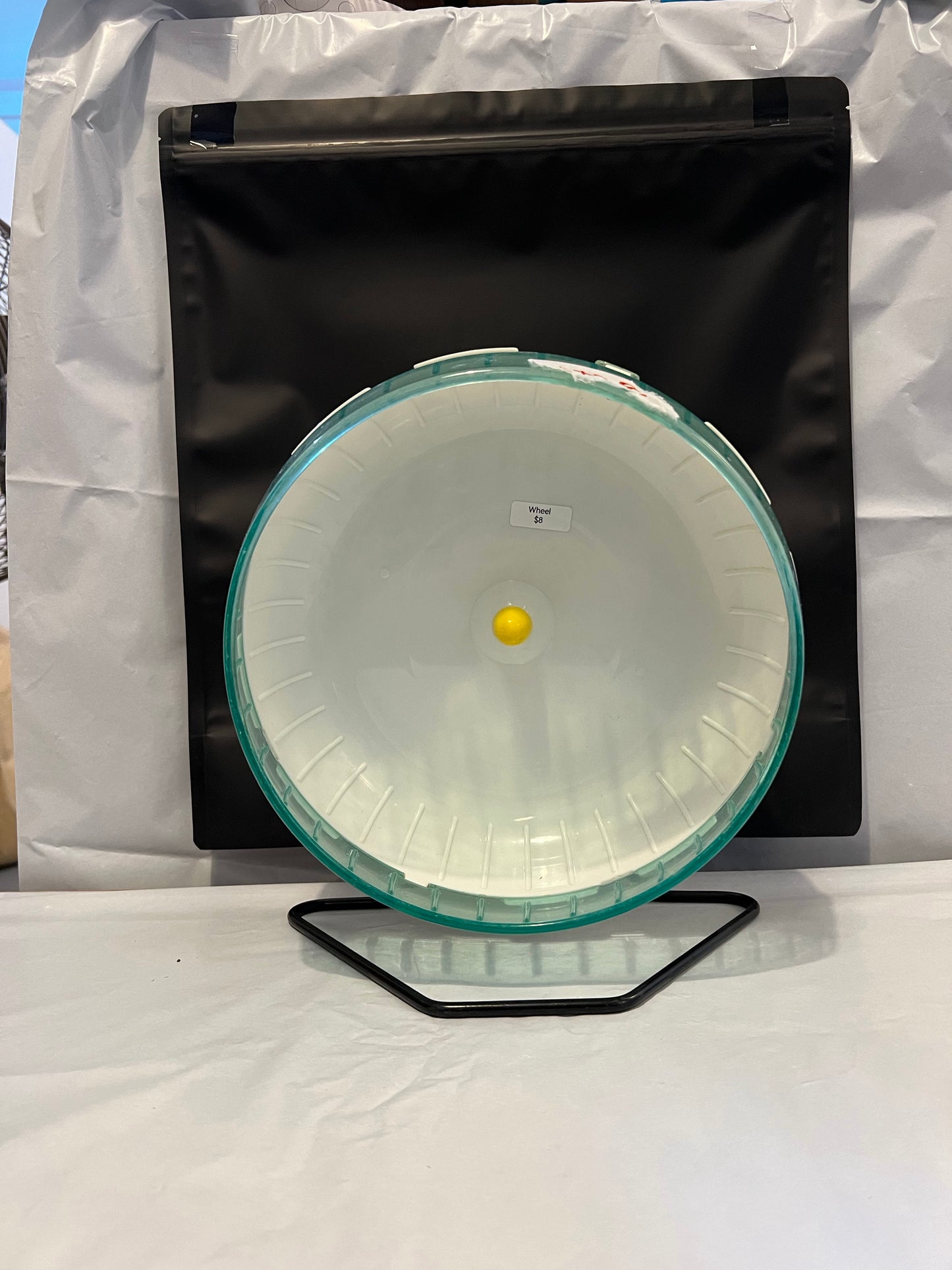 Preloved Turquoise Plastic Wheel