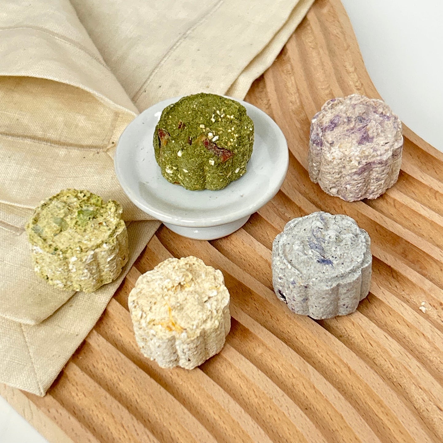 Blue Pea Mooncake