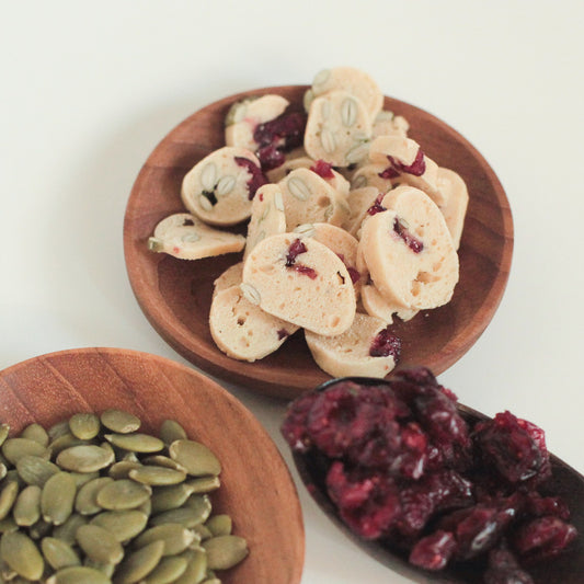 Cranberry Pumpkin Seed Biscotti