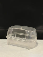 Preloved transparent plastic hide out sand bath