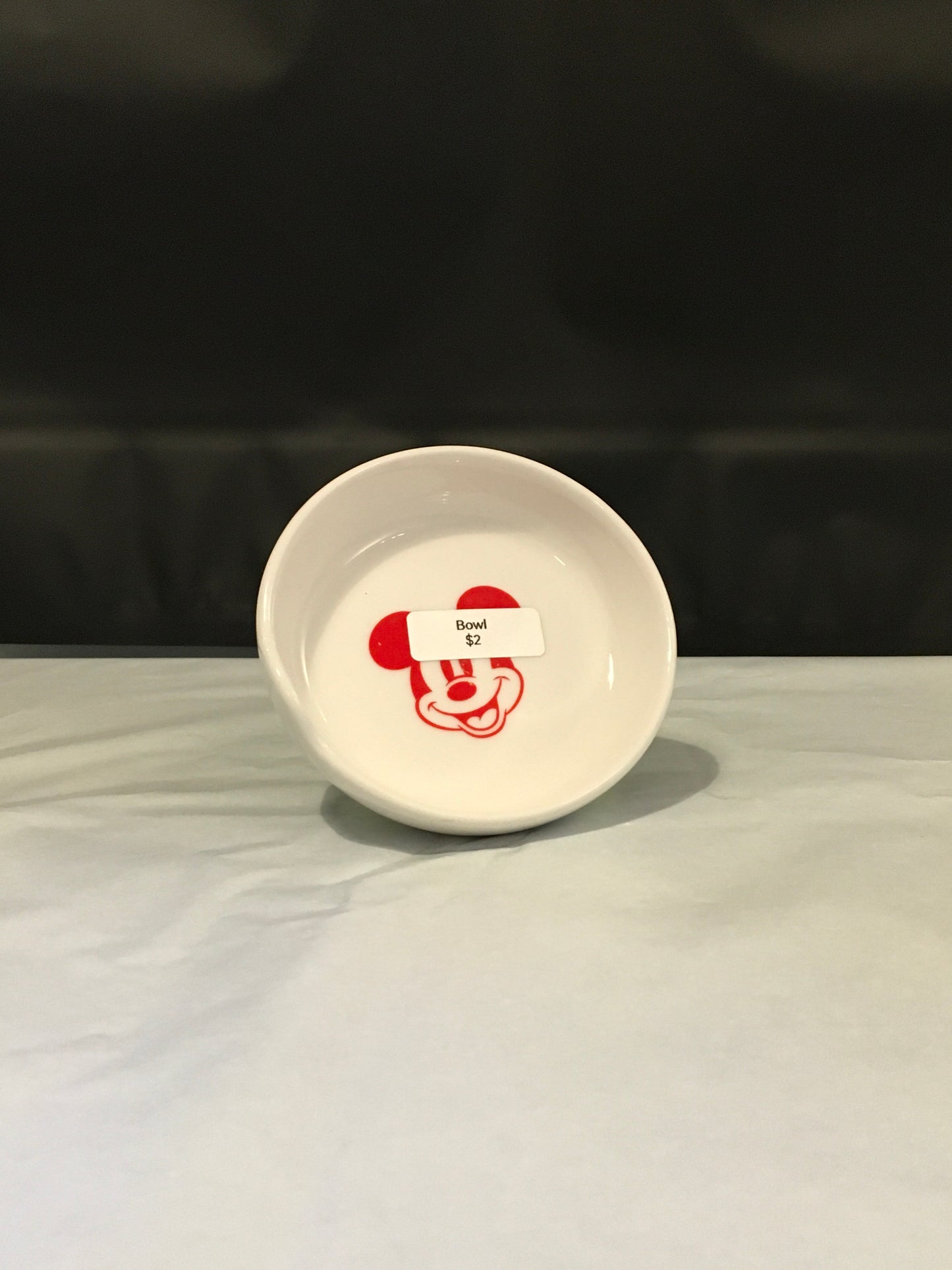 Preloved Mickey Mouse Small Ceramic Bowl