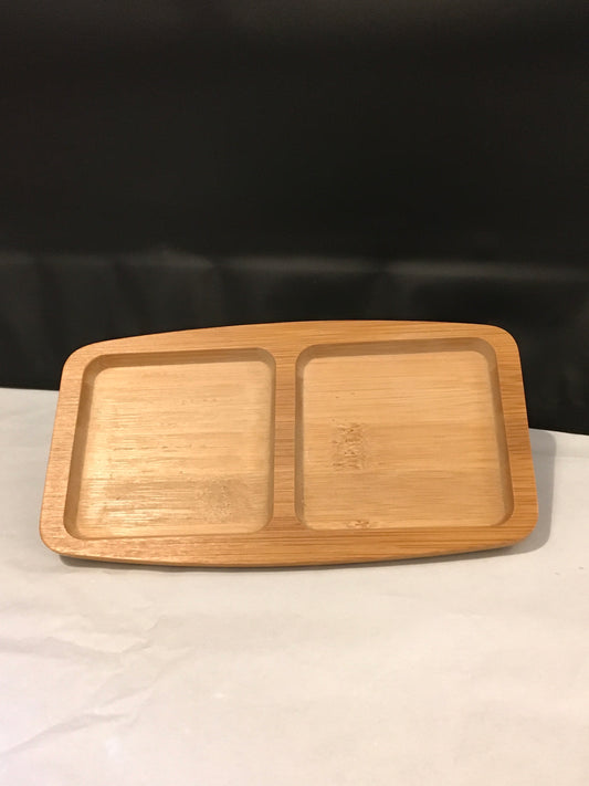 Wooden Dual Plate