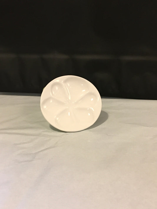 Preloved White Ceramic Plate Citrus Slice Shaped (Sold separately)