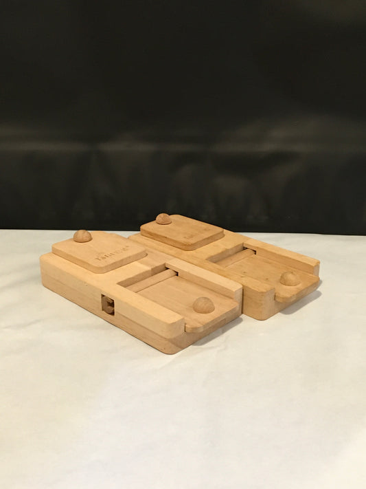 Preloved Tafit Small Wooden Puzzle Toy Treat Enrichment (Sold separately)