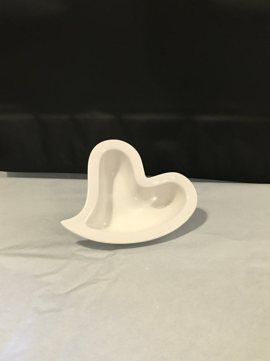Preloved Heart Shaped Ceramic Small Bowl