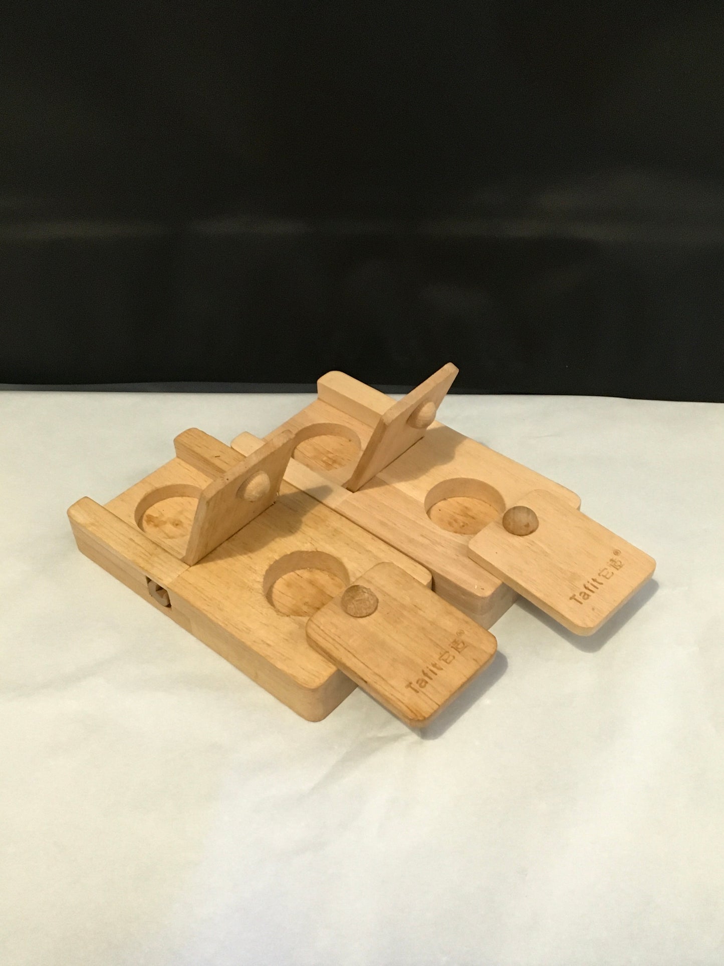 Preloved Tafit Small Wooden Puzzle Toy Treat Enrichment (Sold separately)