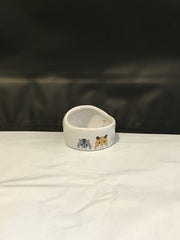 Preloved Hamster Ceramic Food Bowl