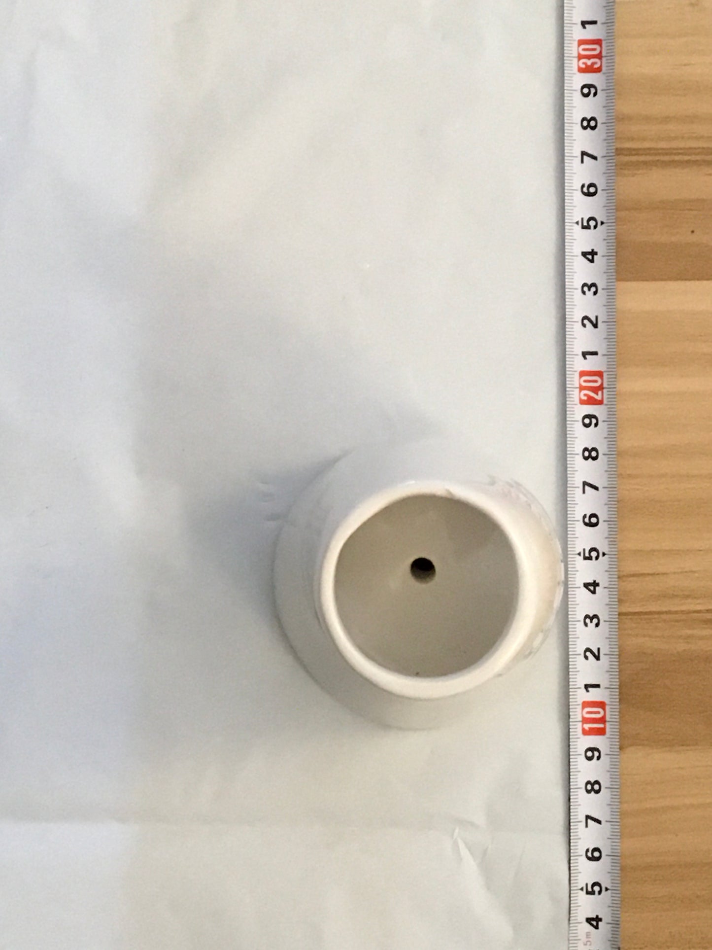 White Ceramic Water Bottle Holder (Sold separately)