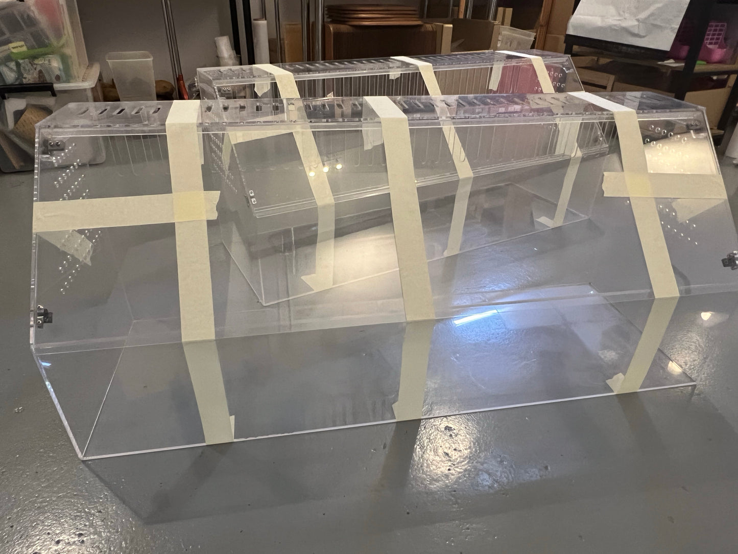 Preloved Acrylic Tank Cage (Sold Separately)