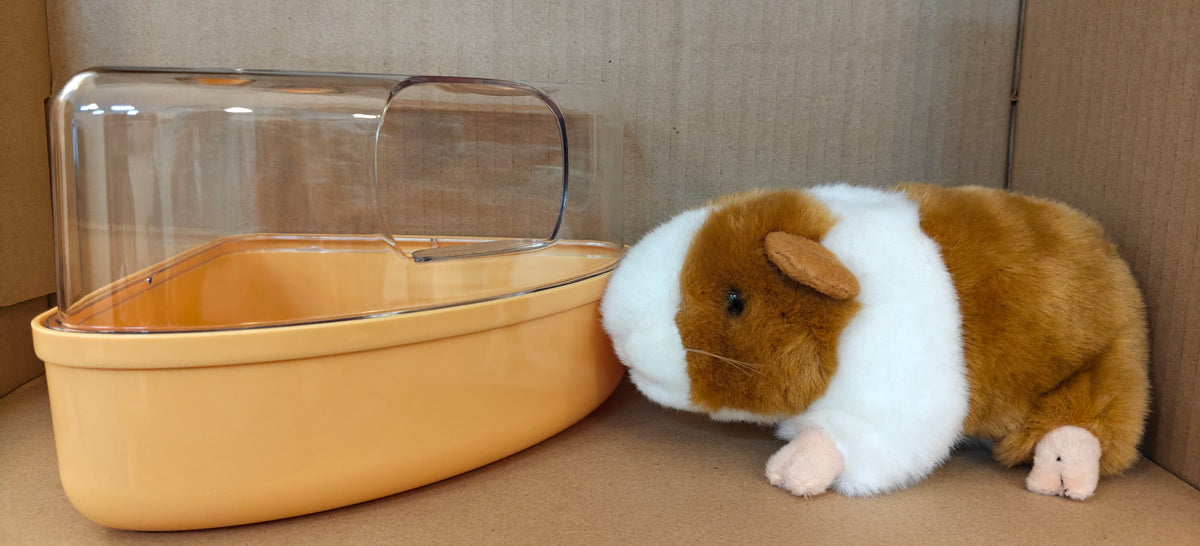 Preloved Bucastate Cheese Hamster Bathroom - Yellow