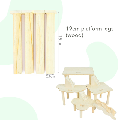 Wood Laminate Platforms + Legs