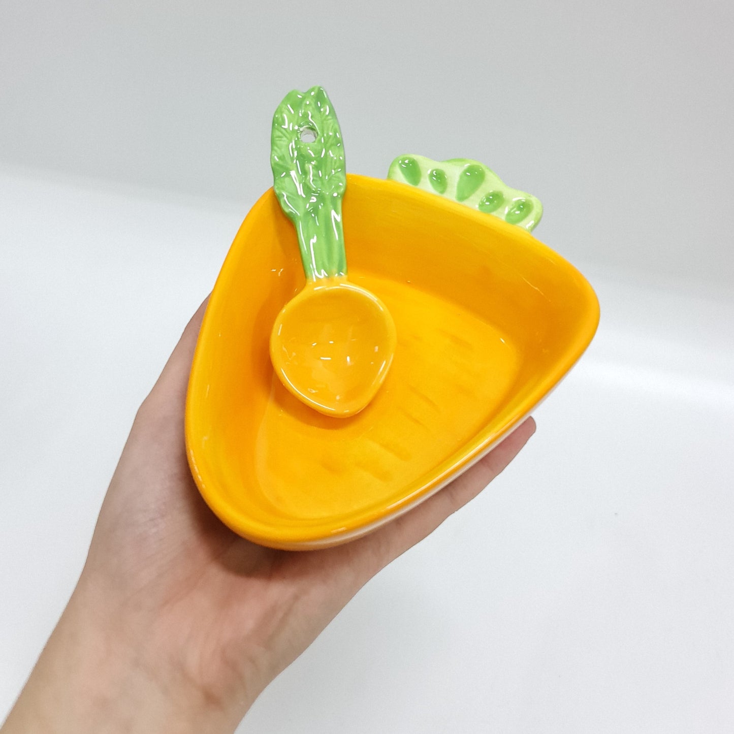 Carrot Bowl and Spoon