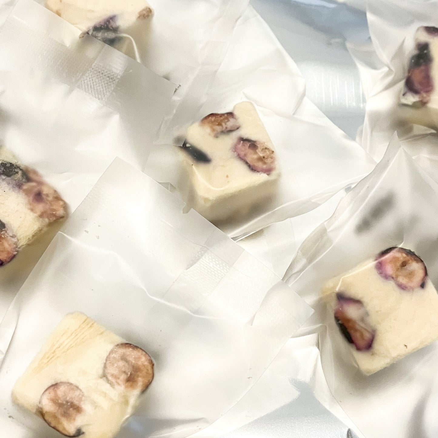 Blueberry Tofu Cheesecake (square)