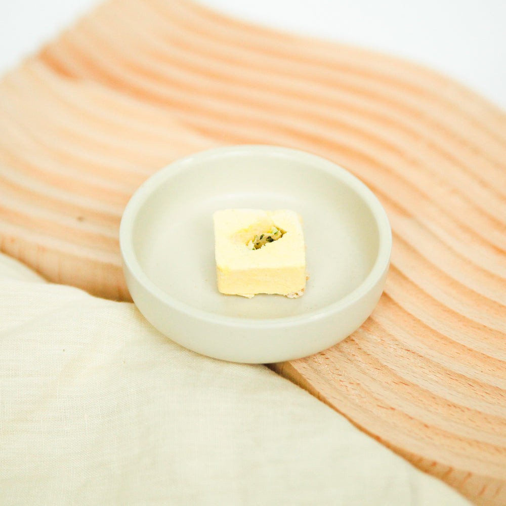 Melon Tofu Cheesecake (square)